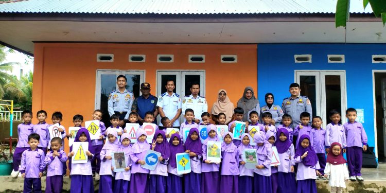 Dishub Nagan Raya gelar Sosialisasi Sadar Lalu Lintas Anak Usia Dini di TKIT Ar-Rahman