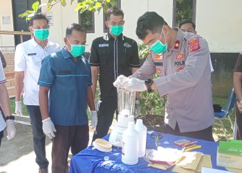 Polres Nagan Raya Musnahkan Narkoba Jenis Sabu dan Ganja