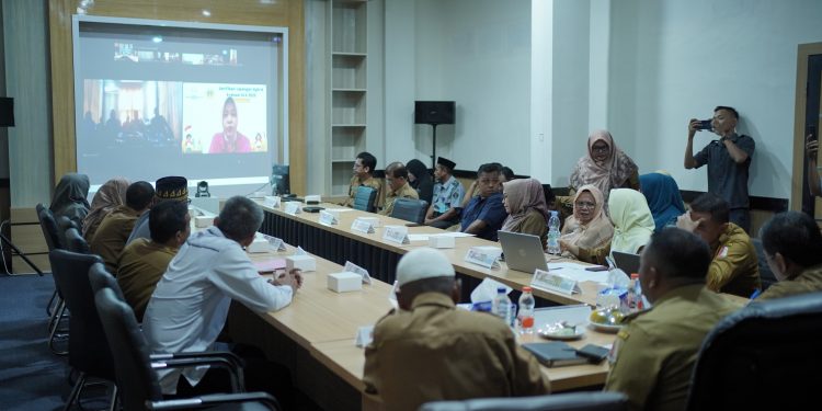 Pemkab Nagan Raya Ikuti Verifikasi Lapangan Hybrid Evaluasi KLA oleh Kementerian PPPA