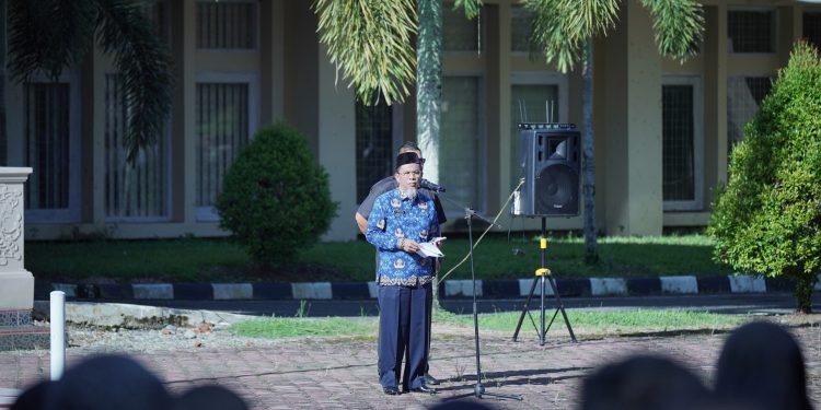 Pimpin Apel Kesadaran Nasional, Sekda Nagan Raya Tekankan Kedisiplinan dan Dukung Visi-Misi TRK-Sayang