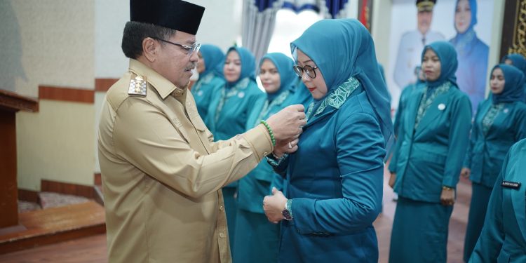 TRK Lantik Pengurus TP-PKK Nagan Raya Masa Bakti 2025–2030