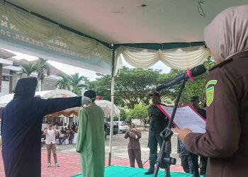 Terlibat Judi Slot, Pemuda di Nagan Raya Dicambuk 10 Kali