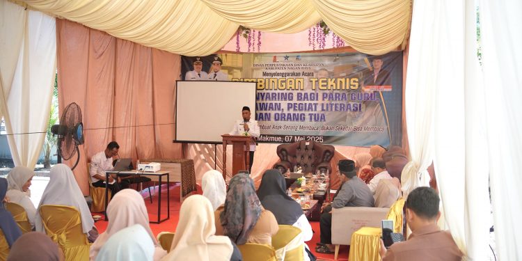 Wabup Raja Sayang Buka Bimtek Membaca Nyaring Tahun 2025