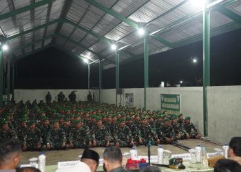 Danrem 012/TU Sambut 180 Prajurit Yonif TP 856/Satria Bumi Sakti di Nagan Raya