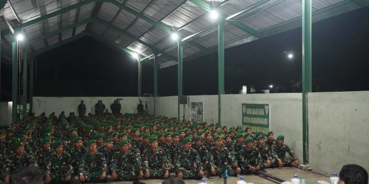 Danrem 012/TU Sambut 180 Prajurit Yonif TP 856/Satria Bumi Sakti di Nagan Raya