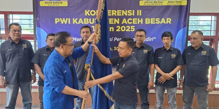 Jufrizal Kembali Nakhodai PWI Aceh Besar, UKW Jadi Program Prioritas