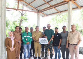 Pemkab Nagan Raya Dorong CSR PT BEL untuk berdayakan UKM, kali ini Usaha Paving Block dan Batako