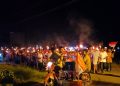 Tradisi Tolak Bala, Ratusan Warga di Nagan Raya gelar Pawai Obor Keliling