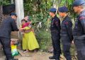 Peduli Sesama, Brimob Aceh Batalyon C Pelopor Salurkan Bantuan untuk Warga Kurang Mampu