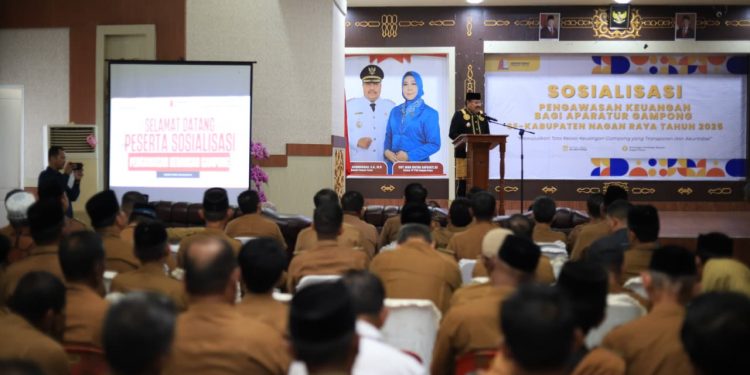 Bupati TRK Buka Sosialisasi Pengawasan Keuangan Gampong Se-Nagan Raya, Diikuti 444 Peserta