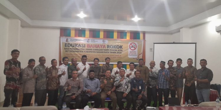 Dinkes Nagan Raya gelar Edukasi Bahaya Rokok Terhadap Penanggungjawab KTR