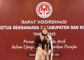 Ketua Dekranasda Nagan Raya Hadiri Rakor Dekranasda se-Aceh di Banda Aceh
