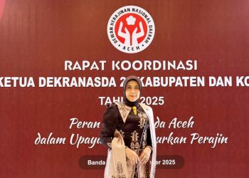 Ketua Dekranasda Nagan Raya Hadiri Rakor Dekranasda se-Aceh di Banda Aceh