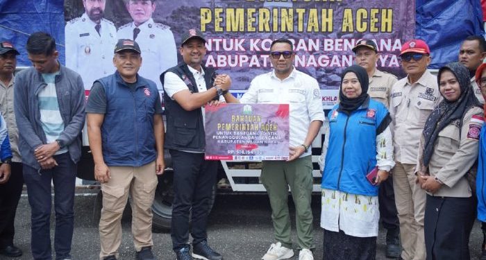 Pemkab Nagan Raya Terima Ribuan Paket Bantuan Penanggulangan Bencana