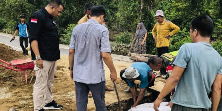 Penanganan Sementara Rampung, Jembatan Alue Siron Kembali Bisa Dilalui