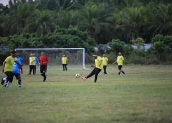 Pertandingan Persahabatan Forkopimda dan DPRK Nagan Raya, Meriahkan HUT ke-80 RI