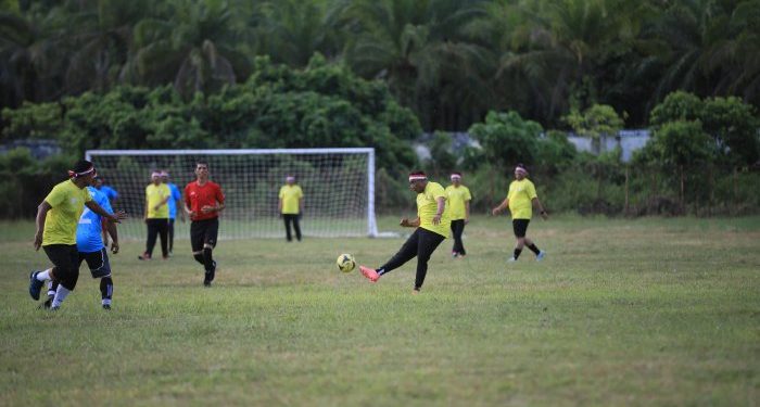 Pertandingan Persahabatan Forkopimda dan DPRK Nagan Raya, Meriahkan HUT ke-80 RI