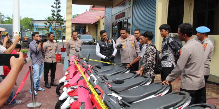Polres Aceh Barat Bongkar Sindikat Curanmor Lintas Kabupaten