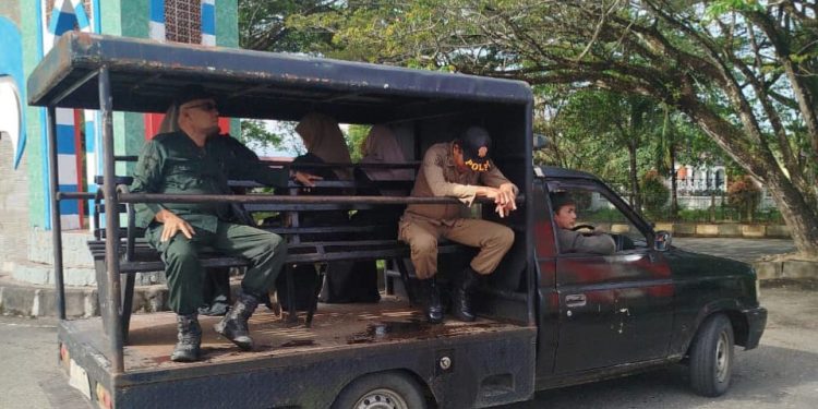 Satpol PP-WH Nagan Raya Imbau Warga Berolahraga Kenakan Pakaian Sesuai Syariat