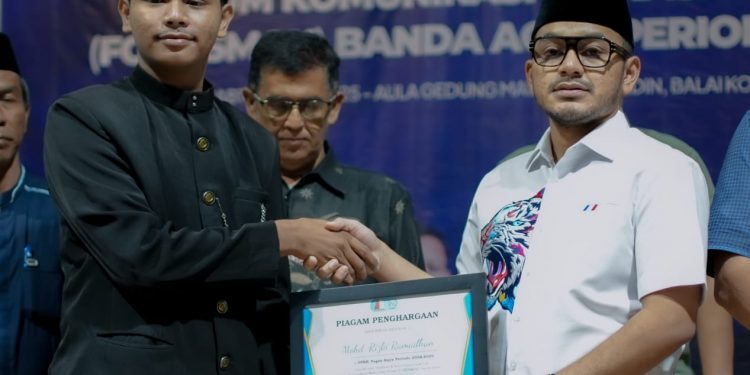 Ketua DPRK Nagan Raya Hadiri Pelantikan Mahasiswa Fokusmak di Banda Aceh