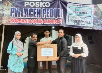 PWI Aceh Distribusikan Bantuan untuk Wartawan Nagan Raya dan Aceh Singkil