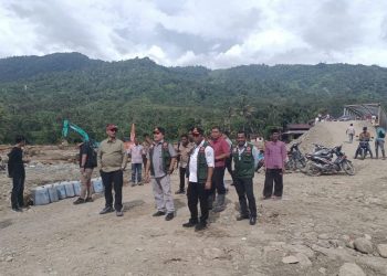 TRK Bersama Dirjen Perumahan KemenPKP Tinjau Beutong Ateuh Banggalang untuk Persiapan Rekontruksi