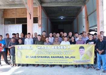 Wakil Ketua II DPRK Nagan Raya Serap Aspirasi Warga Uteun Pulo pada Reses 1