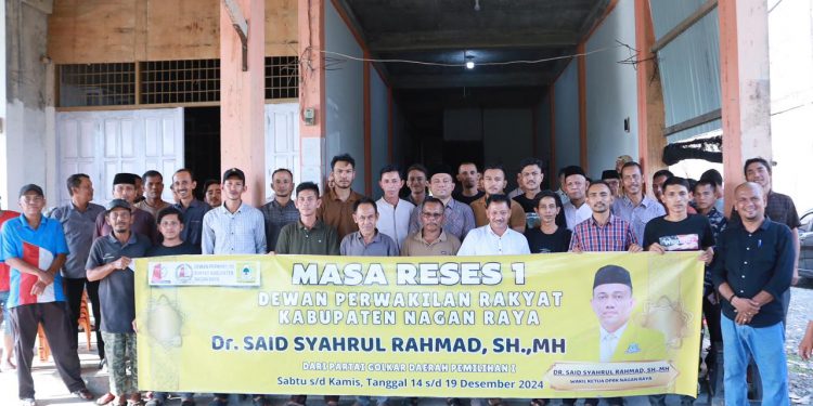 Wakil Ketua II DPRK Nagan Raya Serap Aspirasi Warga Uteun Pulo pada Reses 1