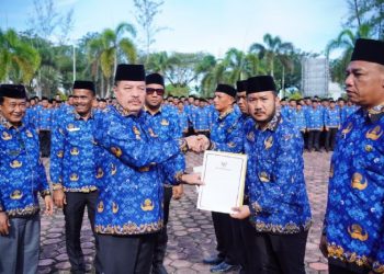 Bupati Nagan Raya Serahkan SK Pengangkatan 2.150 PPPK Paruh Waktu