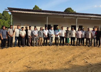 Bupati TRK Tinjau Progres Pembangunan Huntara di Beutong Ateuh Banggalang