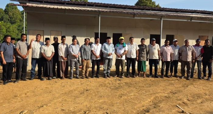 Bupati TRK Tinjau Progres Pembangunan Huntara di Beutong Ateuh Banggalang