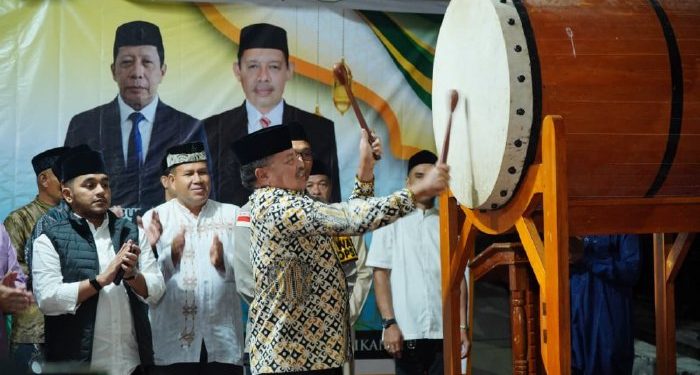 Meriahkan Idulfitri 1447 H, Bupati TRK Lepas Ribuan Peserta Pawai Takbiran