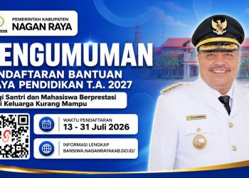 Pemkab Nagan Raya Buka Pendaftaran Bantuan Biaya Pendidikan bagi Mahasiswa Berprestasi dan Santri Keluarga Kurang Mampu