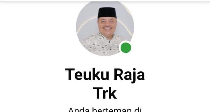 Pemkab Nagan Raya Imbau Warga Waspadai Akun Facebook Palsu yang Mengatasnamakan Bupati TRK