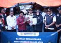 Raja Sayang Dampingi Walikota Banda Aceh Salurkan Bantuan Banjir di Beutong Ateuh