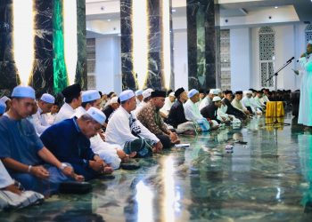 Sambut Isra Mikraj 1447 H, Pemkab Nagan Raya Gelar Tausiah di Masjid Giok