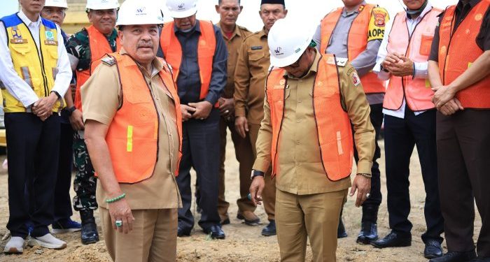 Sekolah Rakyat Mulai Dibangun di Nagan Raya, Bupati TRK Letakkan Batu Pertama