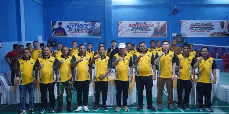 Bupati TRK Apresiasi Ampon Bang Gelar Turnamen Bulutangkis, Perkuat Pembinaan Atlet Barsela