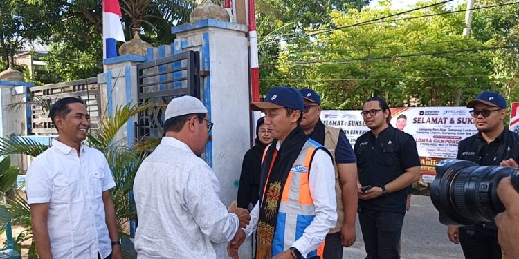 Tim Juri Pelindo Multi Terminal Nilai Lomba Hias di Gampong Jruek Bak Kreh