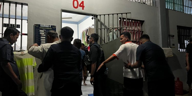 Semangat Baru Menuju Zero Halinar, Lapas Kelas IIA Banda Aceh Tingkatkan Razia dan Pengawasan
