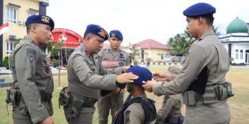 Kapolda Aceh Tutup Pembinaan Tradisi dan Pembaretan 65 Bintara Remaja Satbrimob Polda Aceh