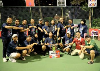 Kementerian ATR/BPN Raih Juara II Beregu Turnamen Tenis Piala Gubernur DKI Jakarta 2026