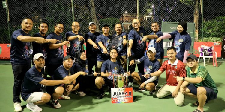 Kementerian ATR/BPN Raih Juara II Beregu Turnamen Tenis Piala Gubernur DKI Jakarta 2026