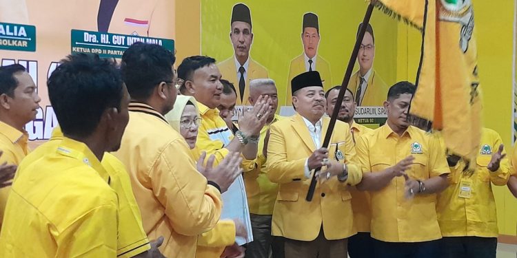 Terpilih Aklamasi, TRK Siap Besarkan Golkar di Nagan Raya