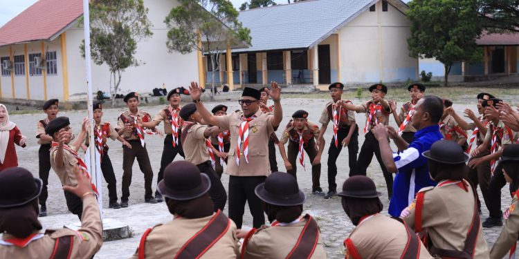 Tonggak Sejarah Kepramukaan, 9 Pramuka Garuda Resmi Dikukuhkan di Nagan Raya