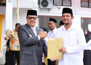 Bupati TRK Lantik 125 Tuha Peut Gampong Kecamatan Beutong Periode 2026–2032
