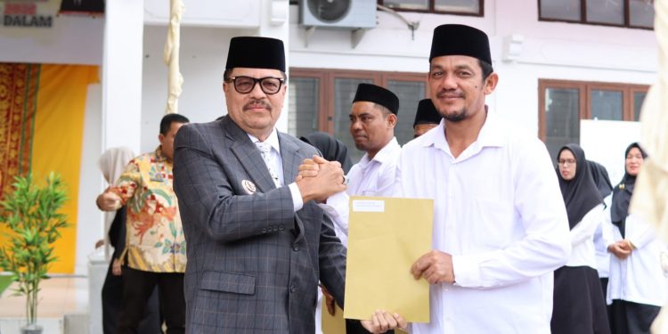 Bupati TRK Lantik 125 Tuha Peut Gampong Kecamatan Beutong Periode 2026–2032
