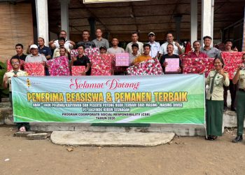 PT Socfindo Kebun Seunagan Salurkan Beasiswa untuk 100 Siswa dan Mahasiswa di Nagan Raya